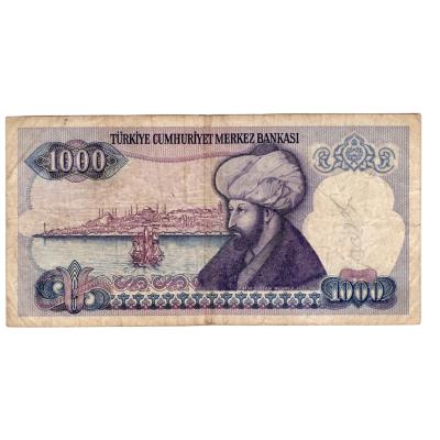 1000 Lira 1986-1988 - Turkey