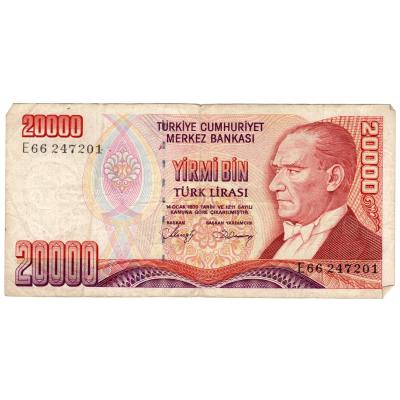 20,000 Lira 1988 - Turkey