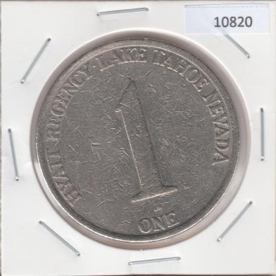 1 Dollar - Hyatt Regency Lake Tahoe, Nevada - 1995