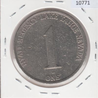 1 Dollar - Hyatt Regency Lake Tahoe, Nevada - 1995