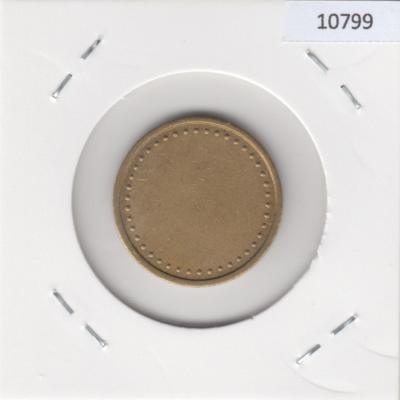 Coffee Machine Token Blank with 38/42 beads and triangular mintmark; 21 mm