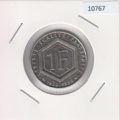 1 Franc 1988 Charles de Gaulle - France