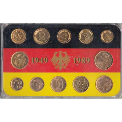 Set of coins Germany 1949-1989