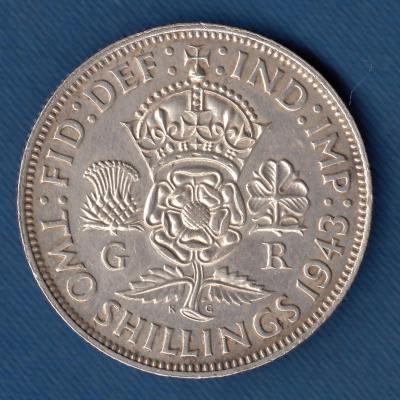 2 Shilling 1943 - Great Britain
