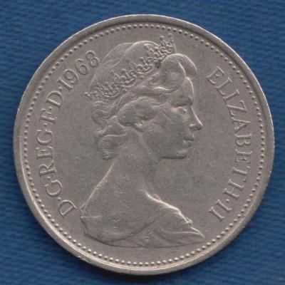 5 New Pence 1968 - Great Britain