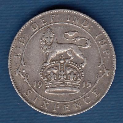 6 Pence 1915 - Great Britain