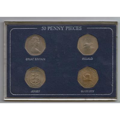 1969-1970 Fifty Pence Set #1
