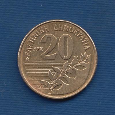 20 Drachmai -1990- Greece