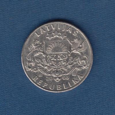 1 Lats 2008 - Latvia