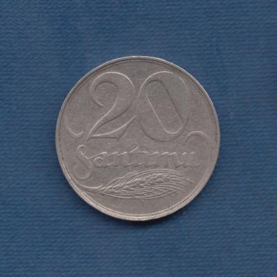 20 Santimu 1922 - Latvia