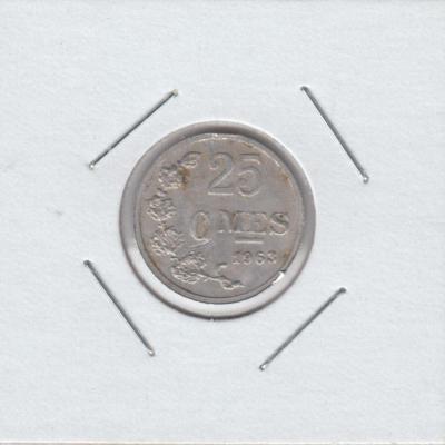 25 Centimes 1963 - Luxembourg