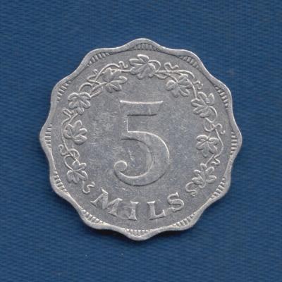 5 Mils 1972 - Malta