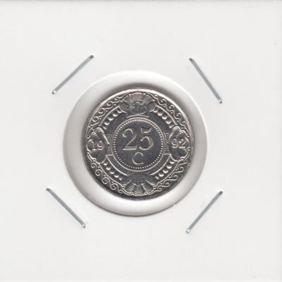 25 Cents 1992 - Dutch Caribbean
