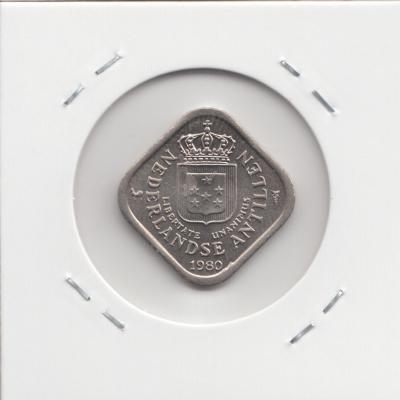 5 Cents 1980 - Dutch Caribbean