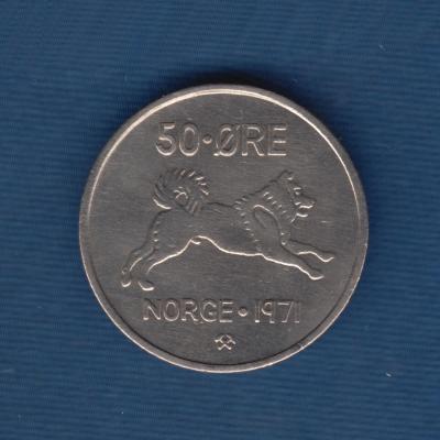 50 Øre 1971 - Norway