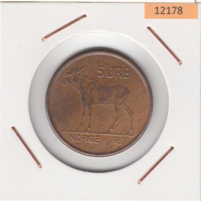 5 Øre 1967 - Norway