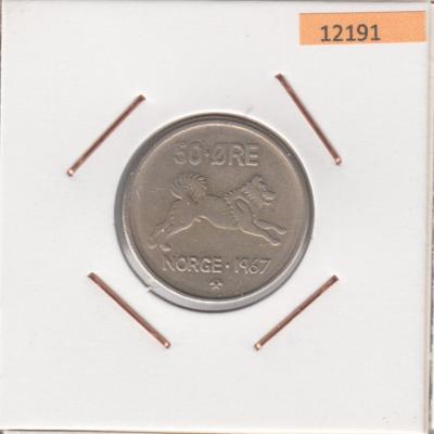 50 Øre 1967 - Norway