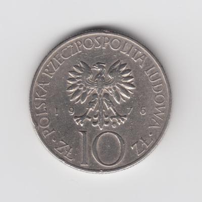 10 Zlotys 1976 - Poland - Adam Mickiewicz