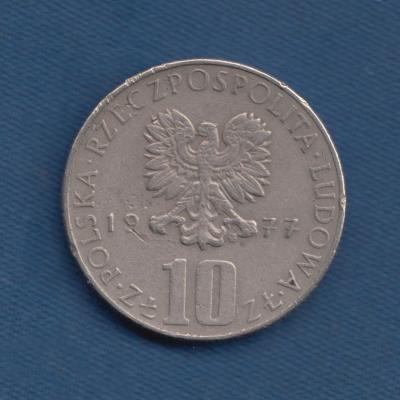 10 Zlotys 1977 - Poland - Bolesław Prus