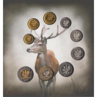 Polish circulating coins 2016 - RED DEEP ROTHIRSCH