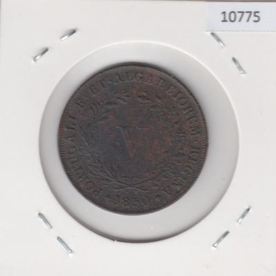 5 Reis 1850 Maria II - Portugal