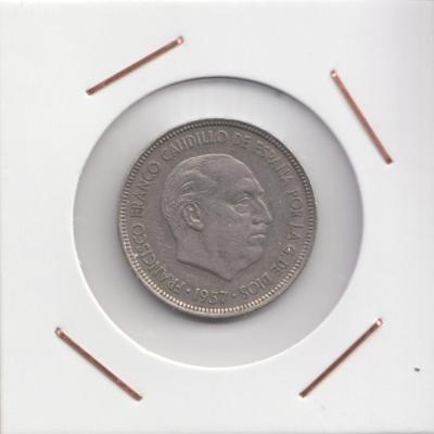 5 Pesetas 1957 (1967) 🟌 - Spain