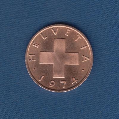 2 Rappen 1974 - Switzerland