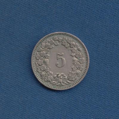 5 Rappen 1907 - Switzerland