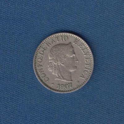 5 Rappen 1907 - Switzerland