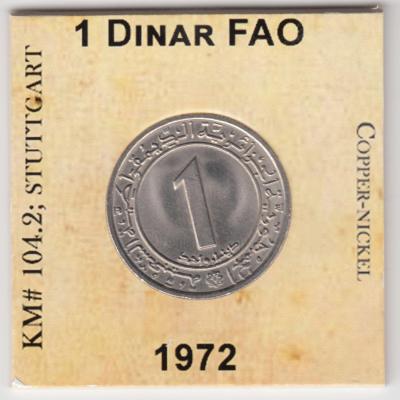 1 Dinar 1972 - Algeria