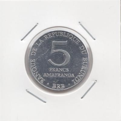 5 Francs 1980 - Burundi