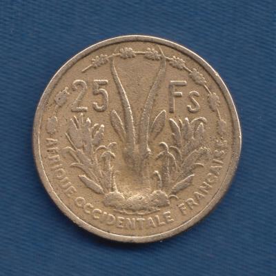 25 Francs 1956 - French West Africa
