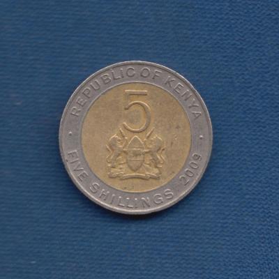 5 Shilling 2009 - Kenya