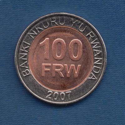 100 Francs  2007- Rwanda
