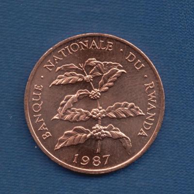 5 Francs 1987 - Rwanda