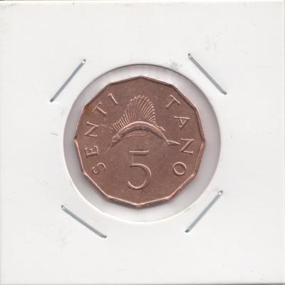 5 Senti 1975 - Tanzania