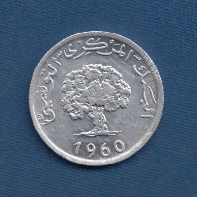 5 Millimes 1960 - Tunisia