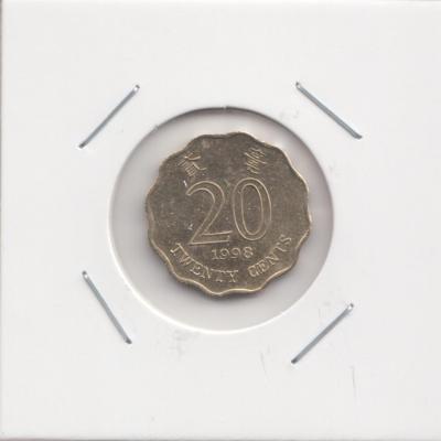 20 Cents 1998 — Hong-Kong