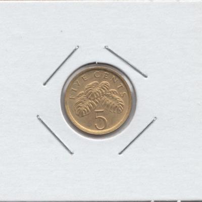 5 Cents 1989 - Singapore