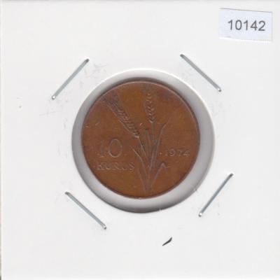 10 Kuruş 1974 - Turkey