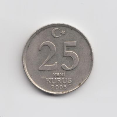 25 Yeni Kuruş 2005 - Turkey