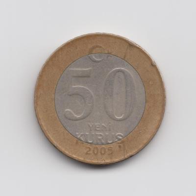 50 Yeni Kuruş 2005 - Turkey