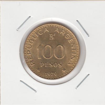 100 Pesos 1978 - Argentina - non-magnetic
