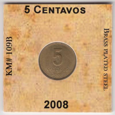5 Centavos 2008 - Argentina