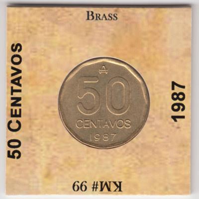 50 Centavos 1987 - Argentina