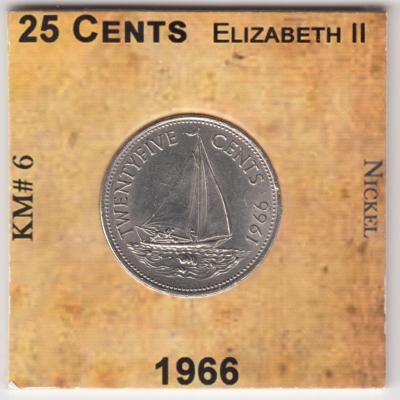 25 Cent 1966 - Bahamas
