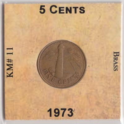 5 Cent 1973 - Barbados