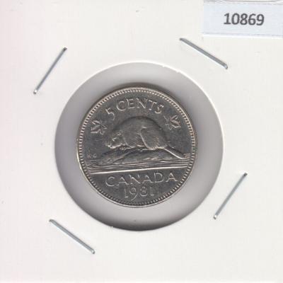 5 Cents 1981 - Canada