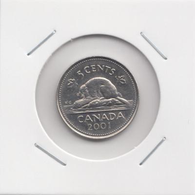 5 Cents 2001 - Canada
