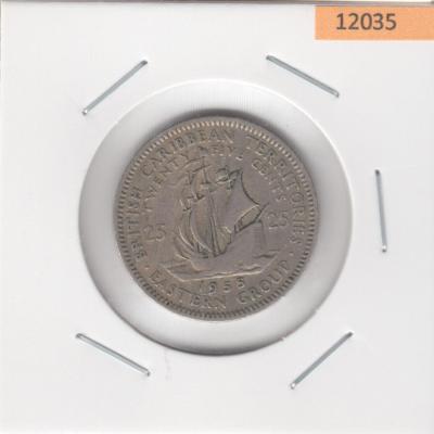 25 Cents 1955 - Eastern Caribbean States